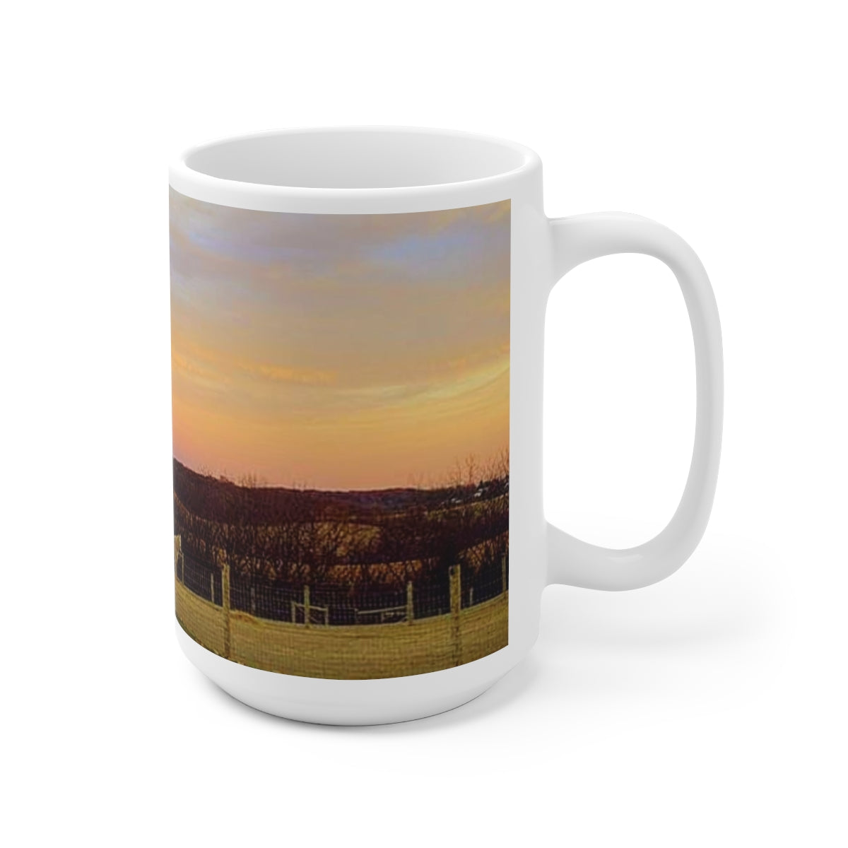 Moonlight Mountain Ceramic Mug 15oz