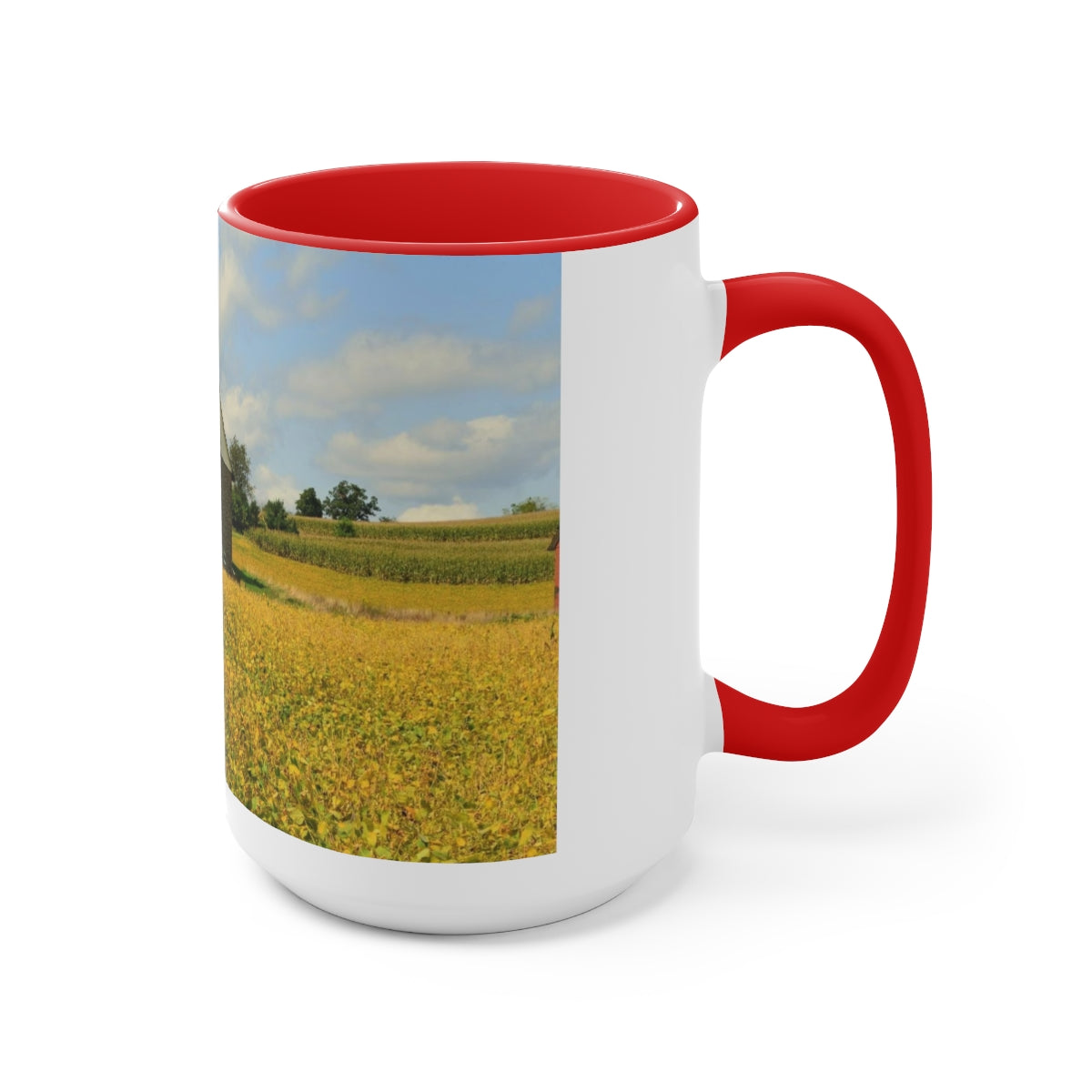 Red Barn Coffee Mugs, 15oz