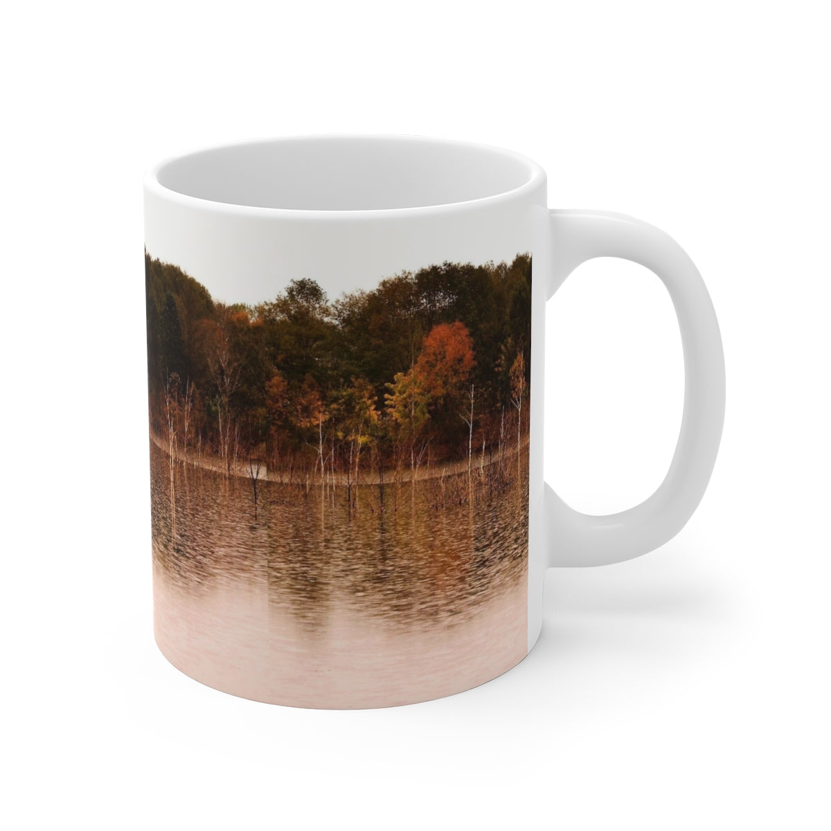 Autumn Lake Ceramic Mugs (11oz)