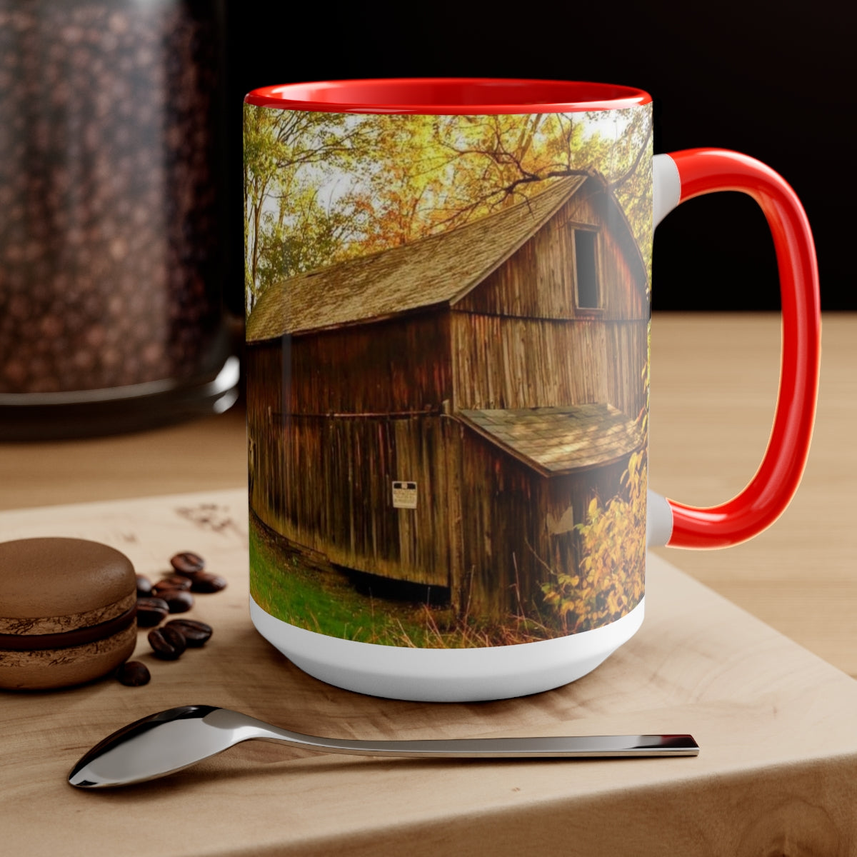 The Old Cider Press Coffee Mugs, 15oz