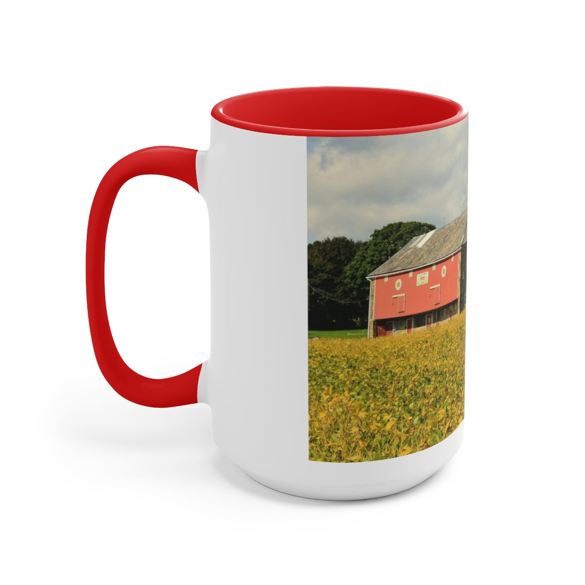 Red Barn Coffee Mugs, 15oz