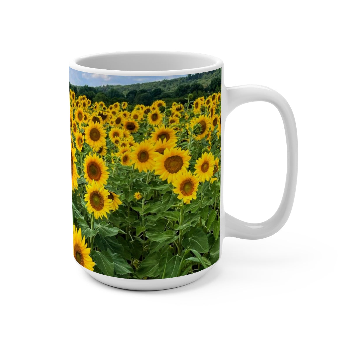 Very Sunny Sunflower Field Mug