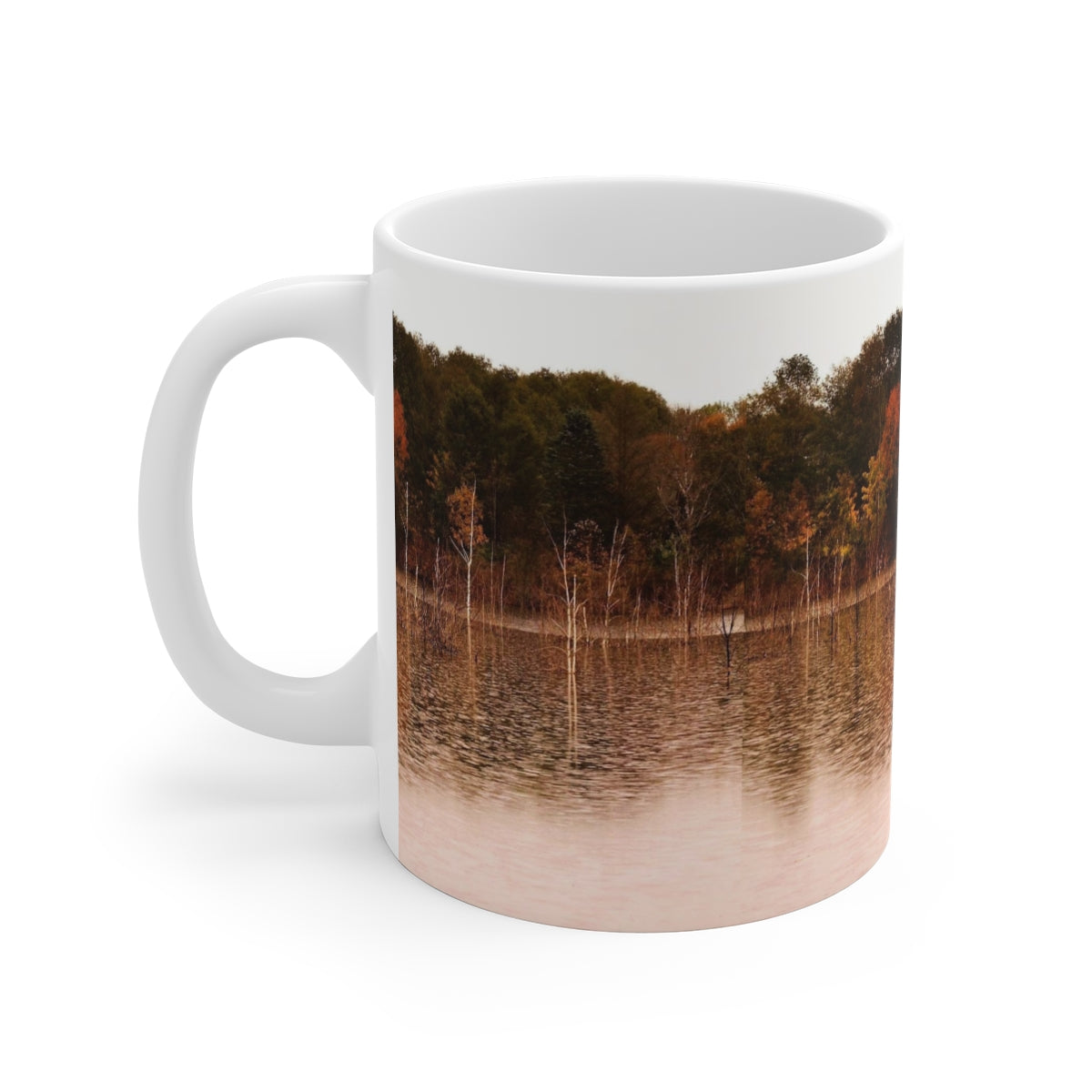 Autumn Lake Ceramic Mugs (11oz)