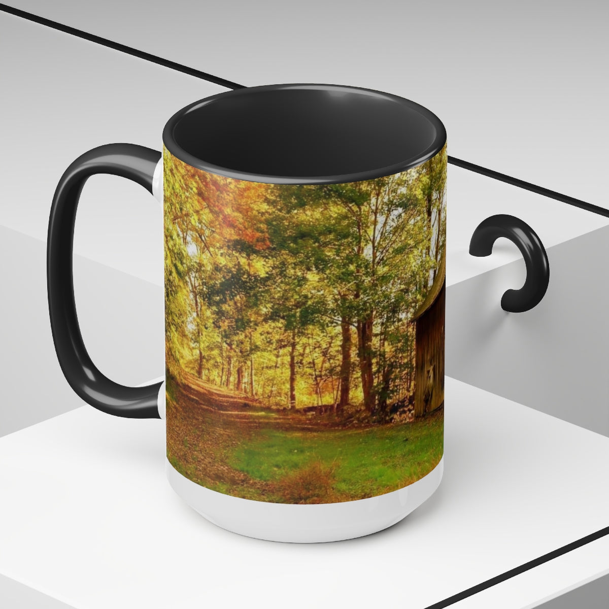 The Old Cider Press Coffee Mugs, 15oz