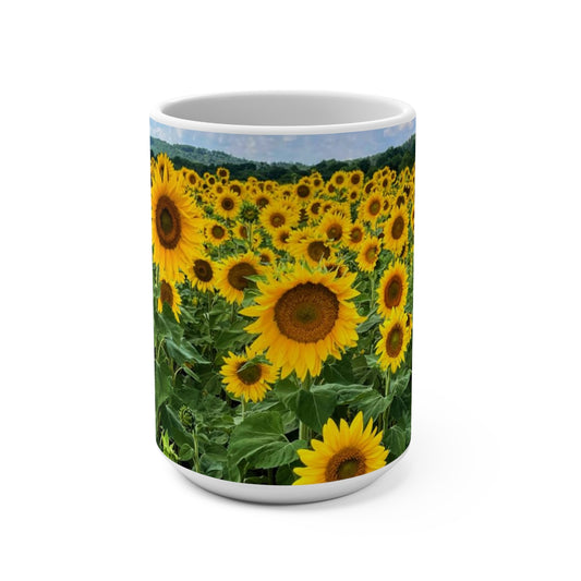 Very Sunny Sunflower Field Mug