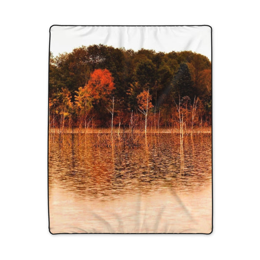 Autumn on the Lake Blanket