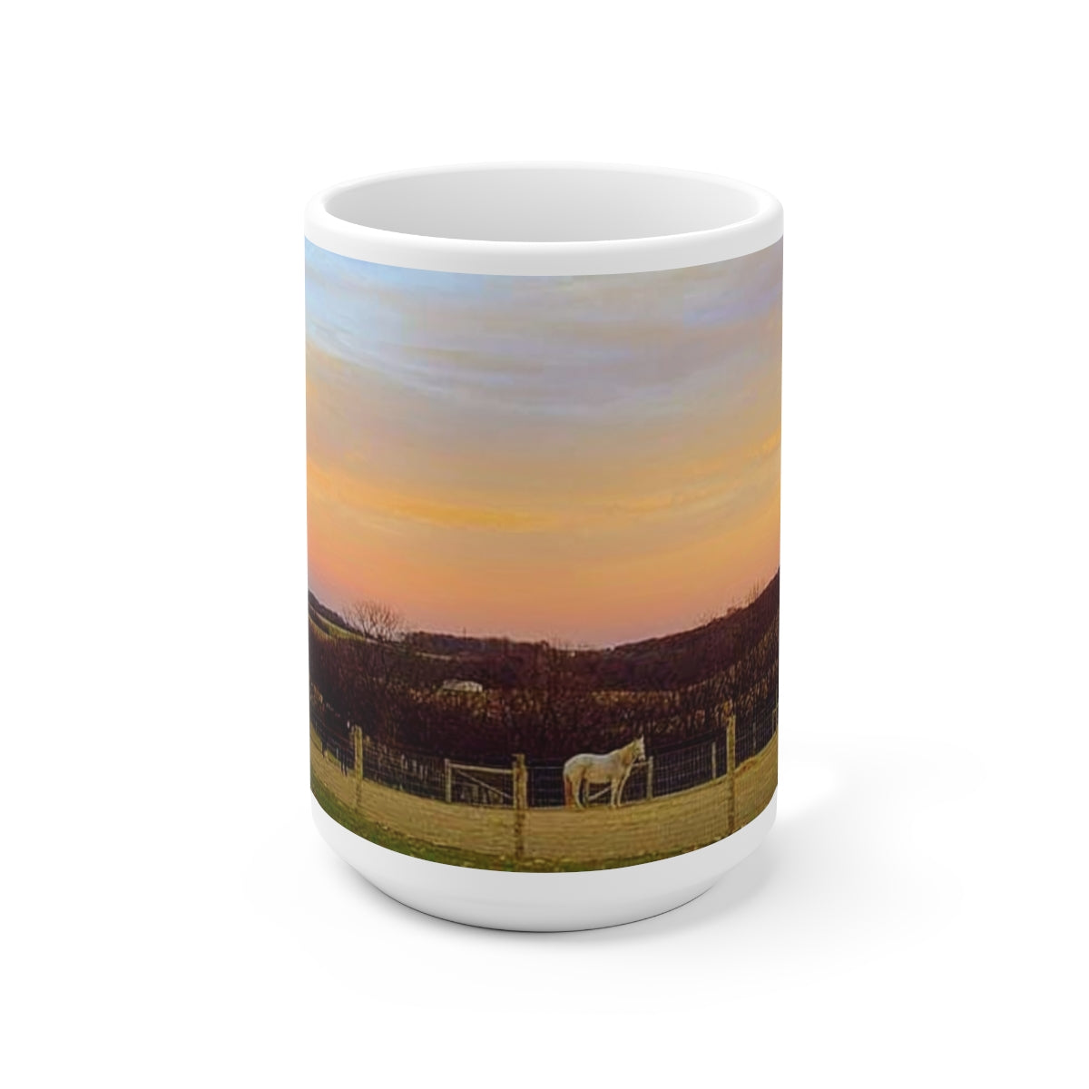 Moonlight Mountain Ceramic Mug 15oz