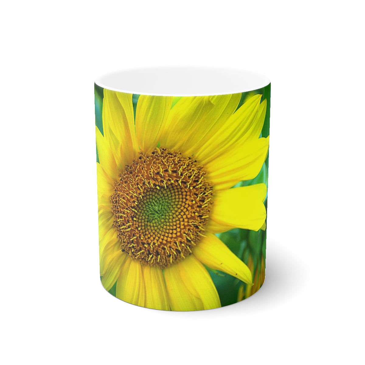 Showy Sunflower Ceramic Mug, 11oz and 15oz