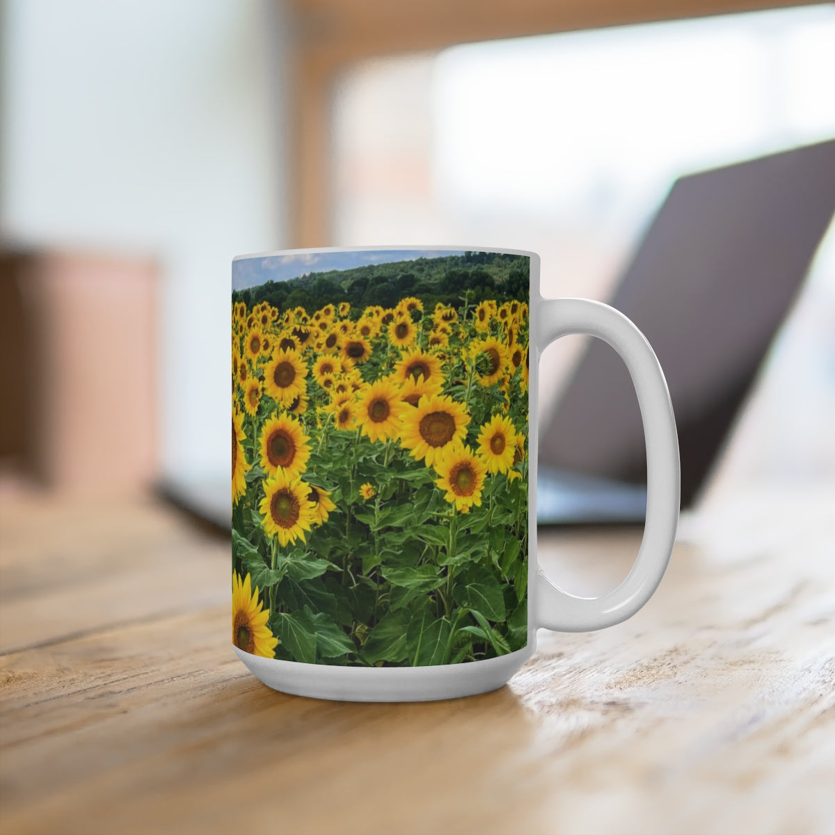 Very Sunny Sunflower Field Mug