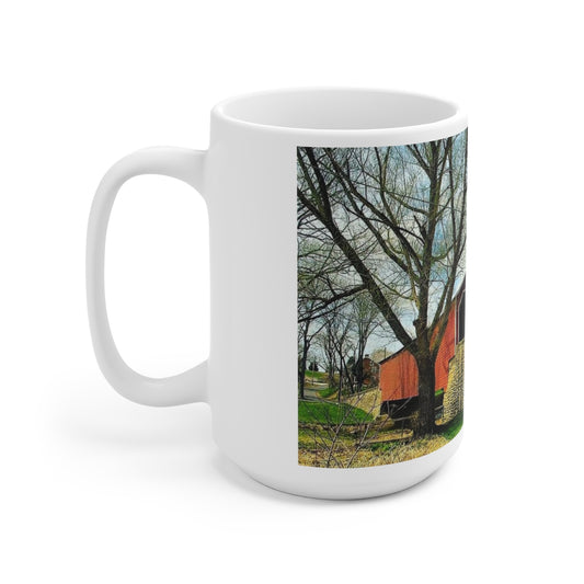 Gorgeous Covered Bridge Mug 15oz